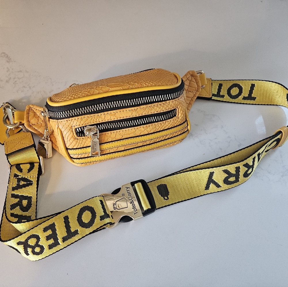 Tote & Carry Apollo 1 Mustard Fanny Pack small